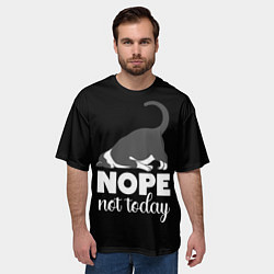Футболка оверсайз мужская Nope not today, цвет: 3D-принт — фото 2