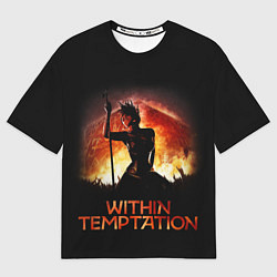 Футболка оверсайз мужская Within Temptation Sharon, цвет: 3D-принт
