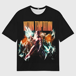 Футболка оверсайз мужская Within Temptation the fire within, цвет: 3D-принт