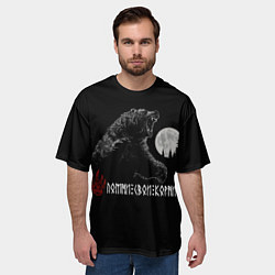 Футболка оверсайз мужская Помни свои корни, цвет: 3D-принт — фото 2