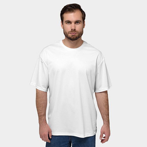 Мужская футболка оверсайз Быть воином - значит жить вечно / 3D-принт – фото 3