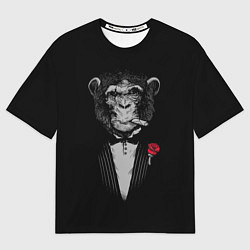 Футболка оверсайз мужская Monkey business, цвет: 3D-принт