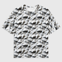 Футболка оверсайз мужская Камни, цвет: 3D-принт