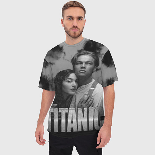 Мужская футболка оверсайз Титаник из 90х / 3D-принт – фото 3