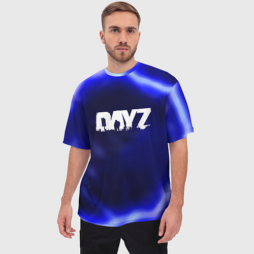 Мужская футболка оверсайз Dayz strom gradient / 3D-принт – фото 3