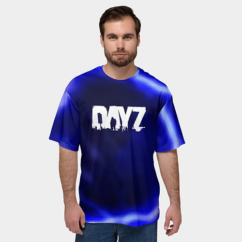 Мужская футболка оверсайз Dayz strom gradient / 3D-принт – фото 3