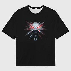 Футболка оверсайз мужская The Witcher logo game, цвет: 3D-принт