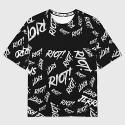 Футболка оверсайз мужская Paramore alllogo, цвет: 3D-принт