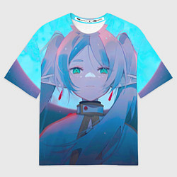 Футболка оверсайз мужская Фрирен, цвет: 3D-принт