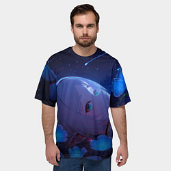 Футболка оверсайз мужская Фрирен, провожающая в последний путь, цвет: 3D-принт — фото 2