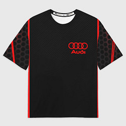 Мужская футболка оверсайз Audi sport geometry