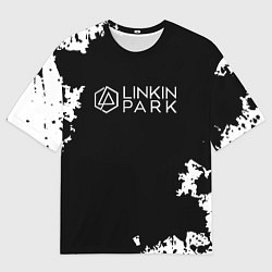 Футболка оверсайз мужская Linkin Park рок бенд, цвет: 3D-принт