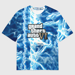 Футболка оверсайз мужская Gta 6 storm on vice city, цвет: 3D-принт