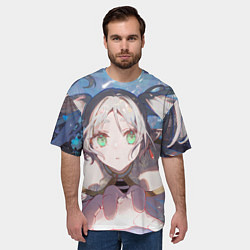 Футболка оверсайз мужская Sousou no Frieren, цвет: 3D-принт — фото 2