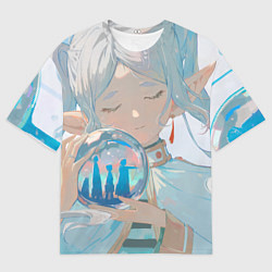 Футболка оверсайз мужская Sousou no Frieren, цвет: 3D-принт