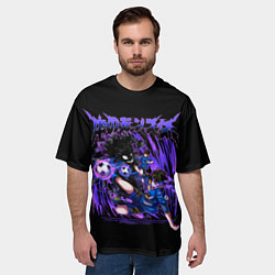 Футболка оверсайз мужская Бачира - Блю Лок, цвет: 3D-принт — фото 2