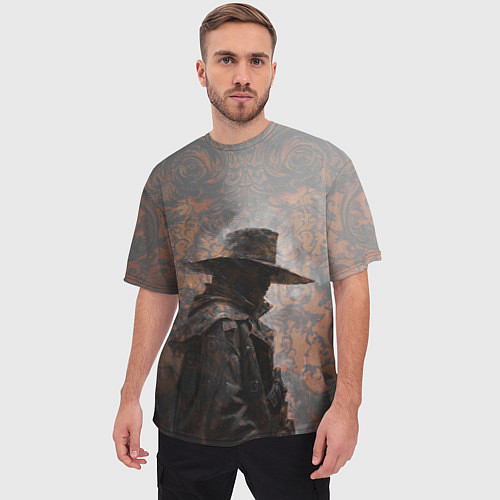 Мужская футболка оверсайз Охотник на ведьм / 3D-принт – фото 3