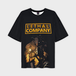 Футболка оверсайз мужская Lethal Company, цвет: 3D-принт