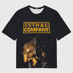 Футболка оверсайз мужская Lethal Company, цвет: 3D-принт