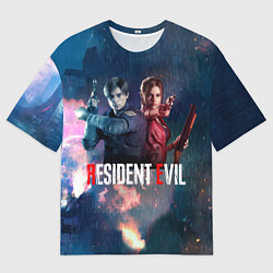 Футболка оверсайз мужская Resident Evil game color, цвет: 3D-принт