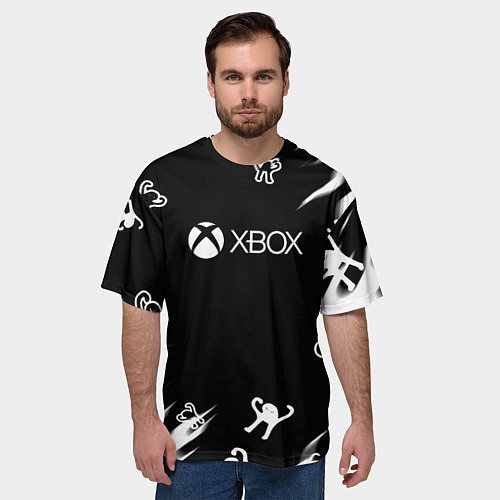 Мужская футболка оверсайз Ъуъ съука xbox mem / 3D-принт – фото 3