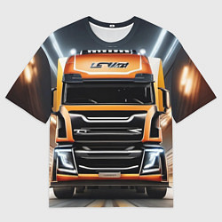 Футболка оверсайз мужская Дальнобойщики, цвет: 3D-принт