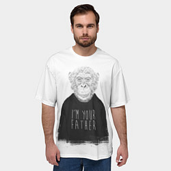 Футболка оверсайз мужская Я твой отец, цвет: 3D-принт — фото 2