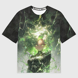 Футболка оверсайз мужская Яростная Тацумаки, цвет: 3D-принт