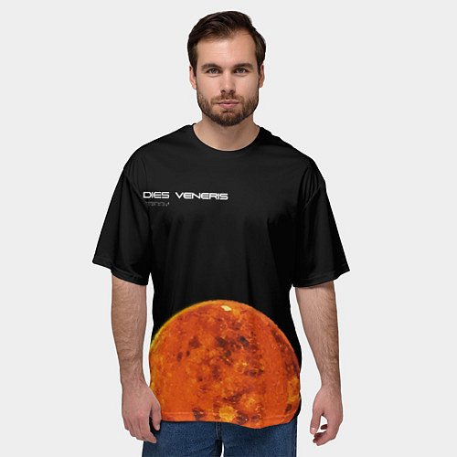 Мужская футболка оверсайз Венера - dies veneris / 3D-принт – фото 3