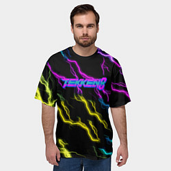 Футболка оверсайз мужская Tekken 8 steel storm, цвет: 3D-принт — фото 2