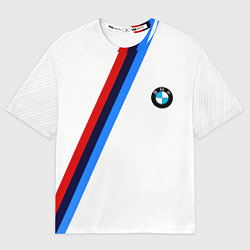 Футболка оверсайз мужская BMW brend geometry sport, цвет: 3D-принт