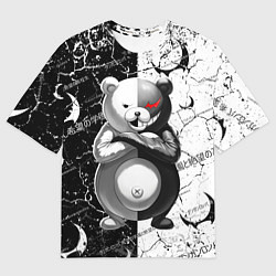 Футболка оверсайз мужская Monokuma - Danganronpa, цвет: 3D-принт