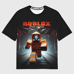 Футболка оверсайз мужская Lethal Company x Roblox, цвет: 3D-принт