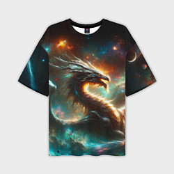 Футболка оверсайз мужская The incredible space dragon, цвет: 3D-принт