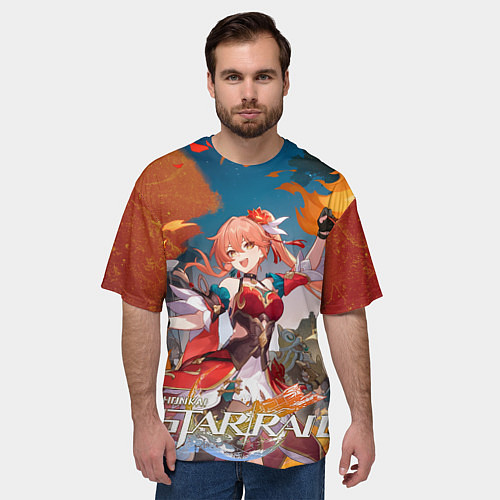 Мужская футболка оверсайз Гуйнайфэнь из Хонкая / 3D-принт – фото 3