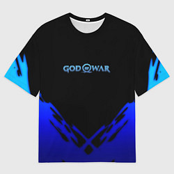 Футболка оверсайз мужская God of War geometry steel, цвет: 3D-принт