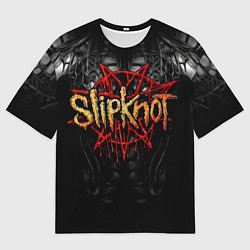 Футболка оверсайз мужская Slipknot band, цвет: 3D-принт