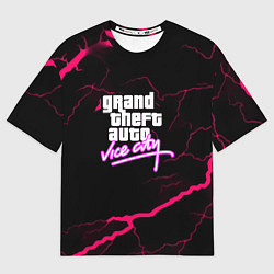 Футболка оверсайз мужская GTA storm vice city, цвет: 3D-принт