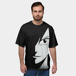 Футболка оверсайз мужская Зереф из Фейри Тейл, цвет: 3D-принт — фото 2