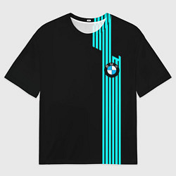 Футболка оверсайз мужская BMW sport line geometry, цвет: 3D-принт