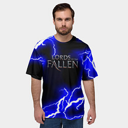 Футболка оверсайз мужская Lord of the fallen steel storm, цвет: 3D-принт — фото 2