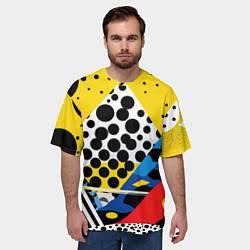 Футболка оверсайз мужская Путь в неизведанное, цвет: 3D-принт — фото 2