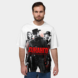 Футболка оверсайз мужская Джанго освобожденный, цвет: 3D-принт — фото 2