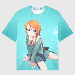 Футболка оверсайз мужская Кирино Косака из OreImo, цвет: 3D-принт