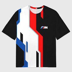 Футболка оверсайз мужская BMW - униформа, цвет: 3D-принт