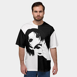 Футболка оверсайз мужская Токийский некто, цвет: 3D-принт — фото 2