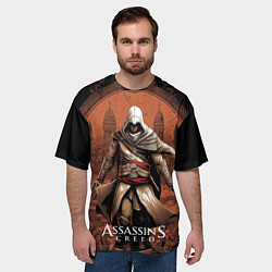Футболка оверсайз мужская Assassins creed город в песках, цвет: 3D-принт — фото 2