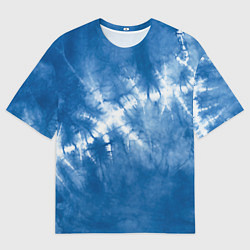 Футболка оверсайз мужская Японский тай-дай абстракция, цвет: 3D-принт