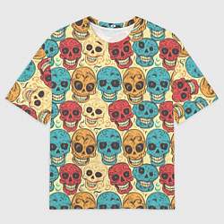 Мужская футболка оверсайз День мёртвых