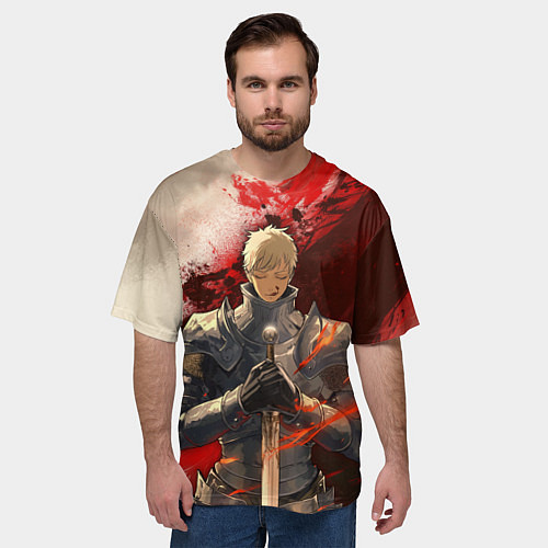 Мужская футболка оверсайз Подземелье вкусностей - Лайос рыцарь / 3D-принт – фото 3